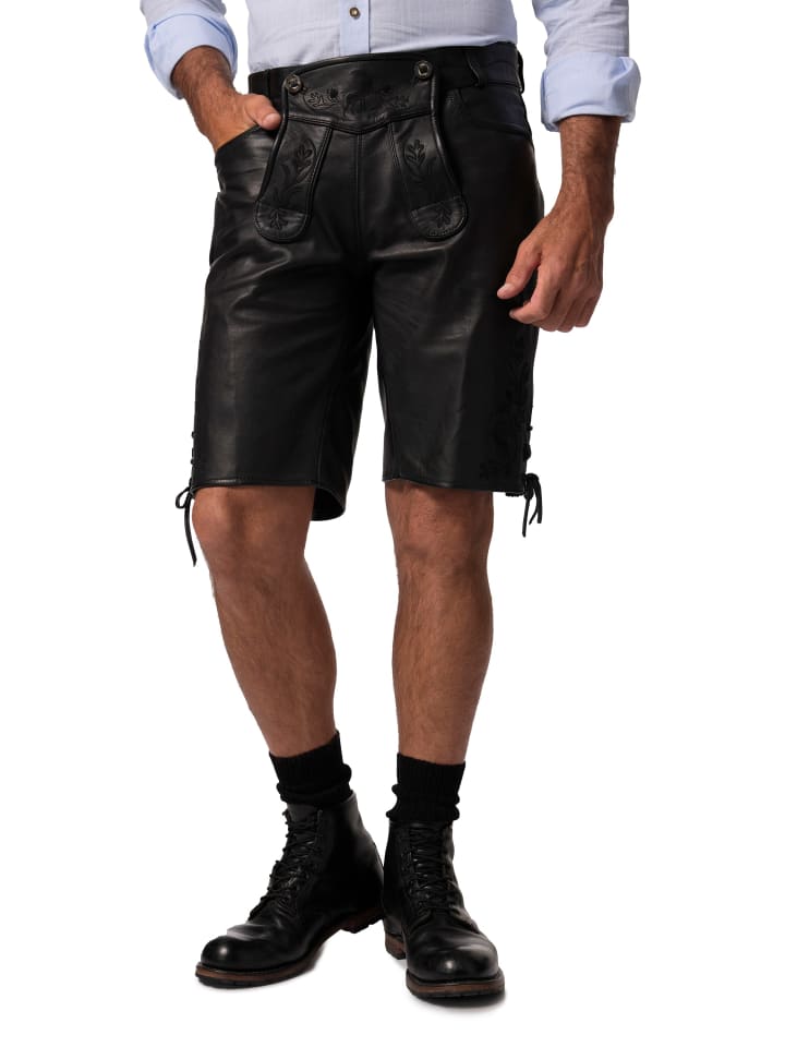 JP1880 Черные кожаные брюки
JP1880 Черные кожаные брюки