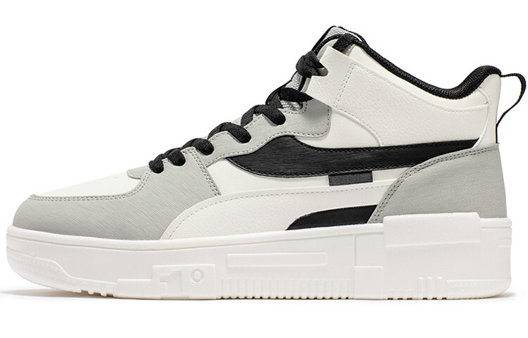 Кеды мужские, обувь для скейтбординга высокая Feather белый/4U серый 361°
Кеды мужские, обувь для скейтбординга высокая Feather белый/4U серый 361°