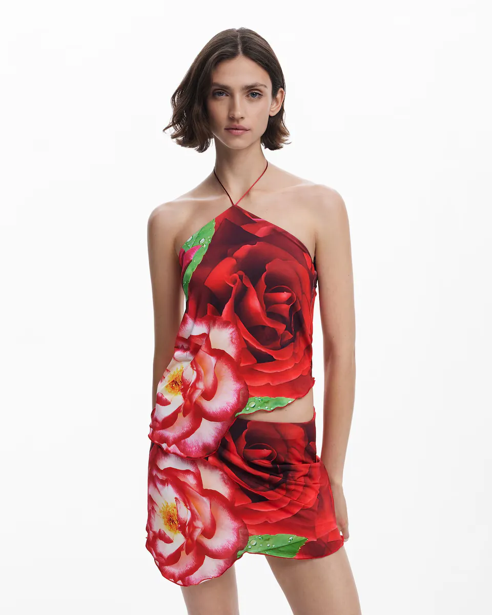 Асимметричная женская футболка Tyler McGillivary Desigual, красный
Асимметричная женская футболка Tyler McGillivary Desigual, красный