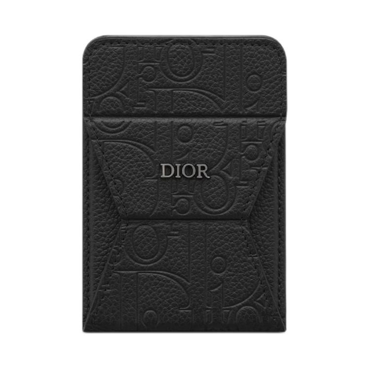 DIOR Кожаный картхолдер Cow Leather для мужчин, черный
DIOR Кожаный картхолдер Cow Leather для мужчин, черный