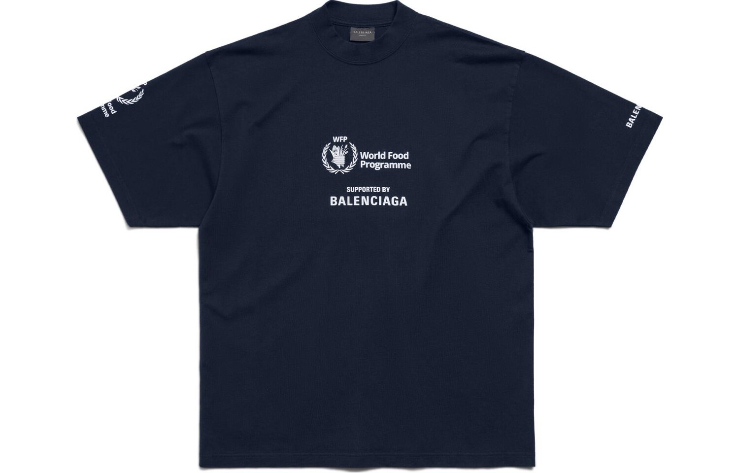 Футболка унисекс темно-синяя Balenciaga, темно-синий
Футболка унисекс темно-синяя Balenciaga, темно-синий