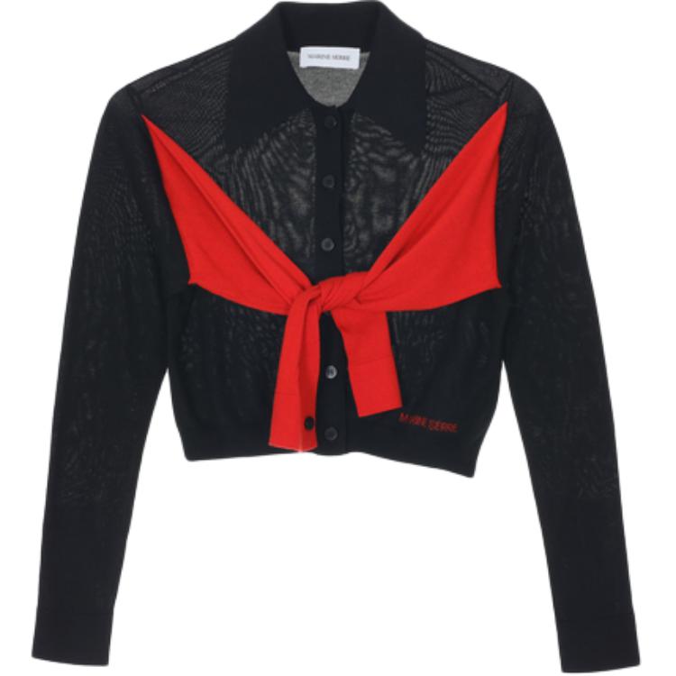 AW25 Вязаный трикотаж для женщин Marine Serre, черный
AW25 Вязаный трикотаж для женщин Marine Serre, черный