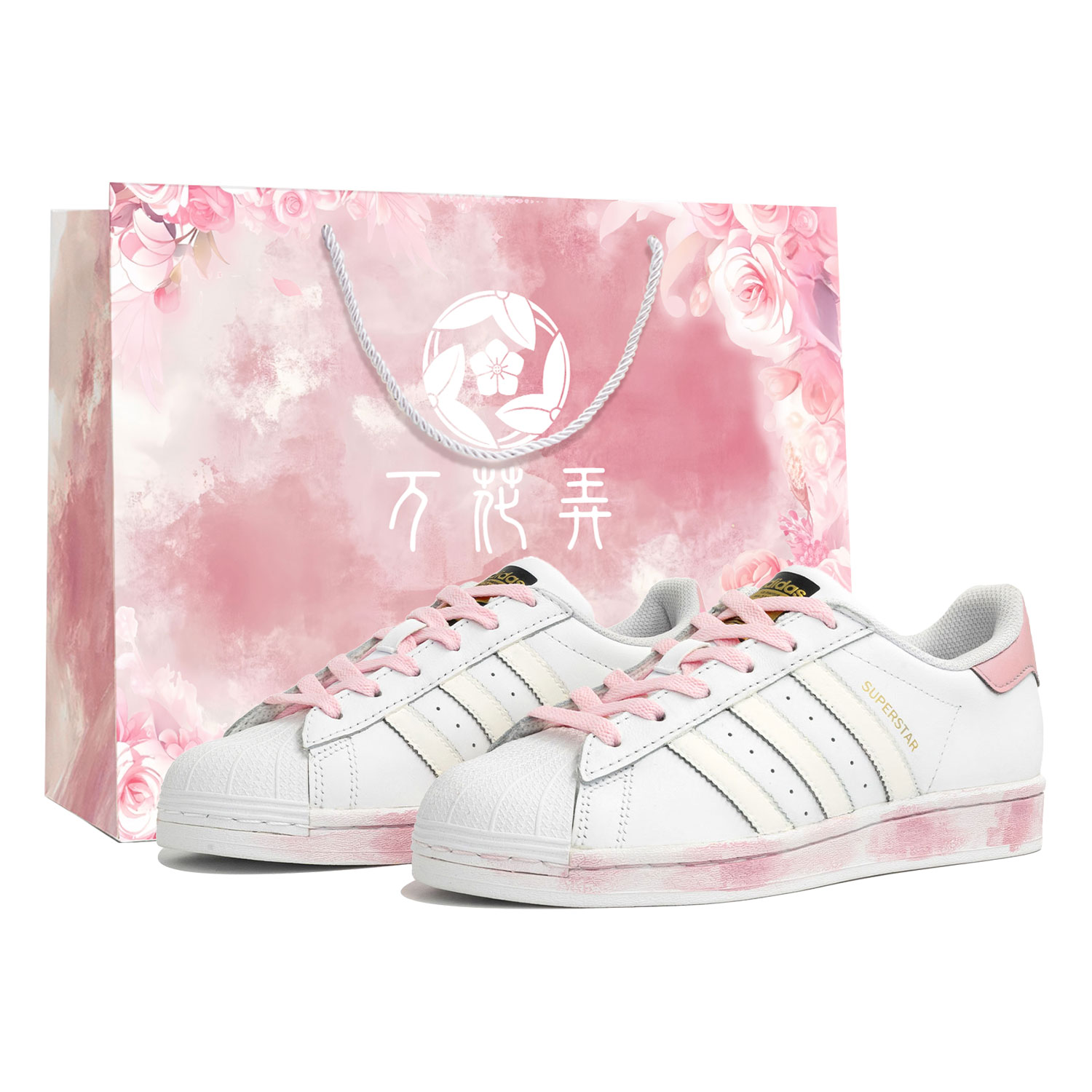 SUPERSTAR J Нескользящие износостойкие низкие детские кроссовки для скейтбординга для подростков Adidas Originals, розовый/белый
SUPERSTAR J Нескользящие износостойкие низкие детские кроссовки для скейтбординга для подростков Adidas Originals, розовый/белый