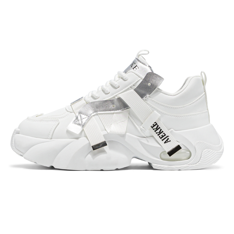 Амортизирующие, износостойкие, водонепроницаемые, увеличивающие рост низкие массивные кроссовки для мужчин Boogie Bear, White
Амортизирующие, износостойкие, водонепроницаемые, увеличивающие рост низкие массивные кроссовки для мужчин Boogie Bear, White