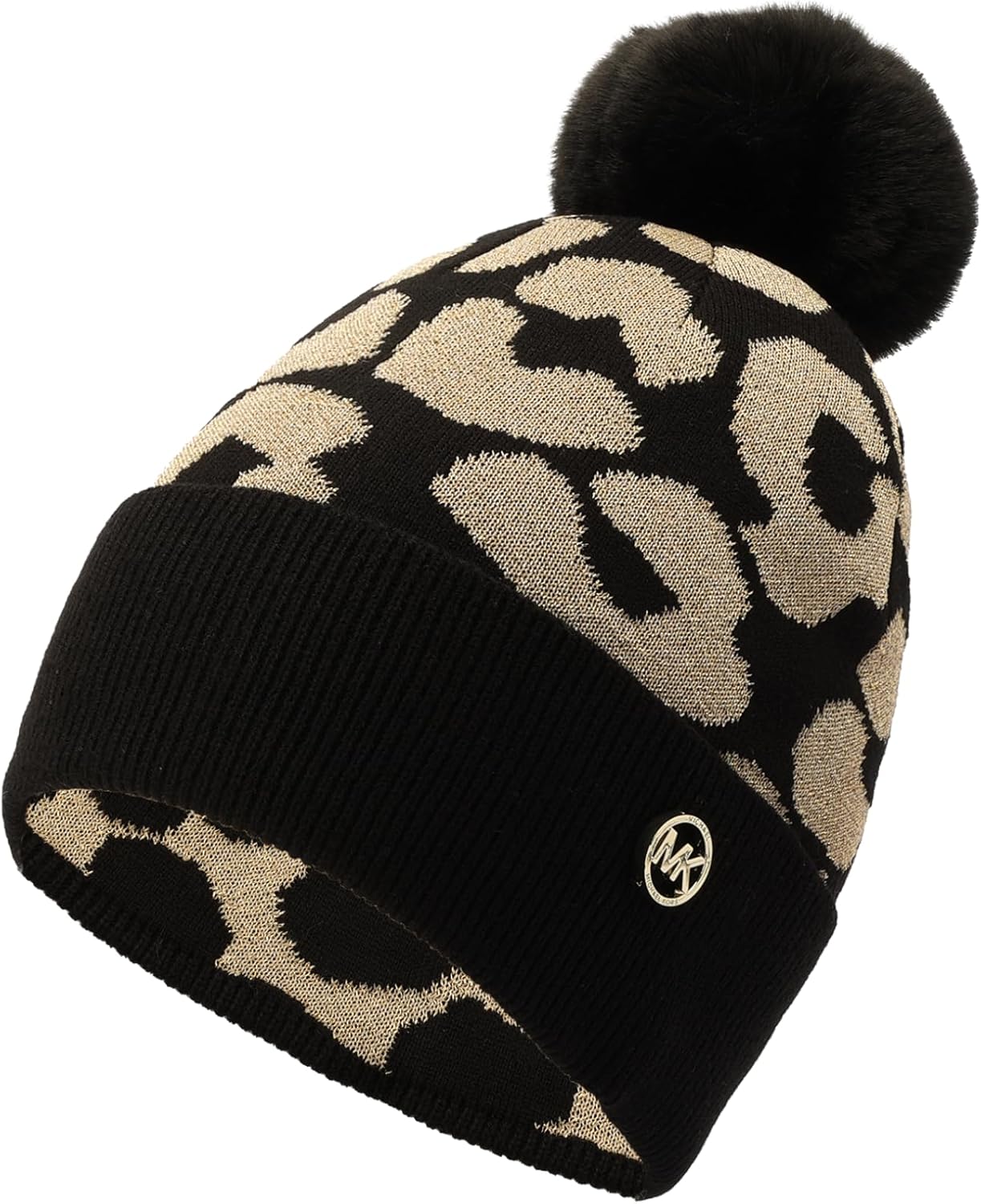 Женская металлизированная леопардовая шапка-манжет Michael Kors, Black Gold Metallic
Женская металлизированная леопардовая шапка-манжет Michael Kors, Black Gold Metallic