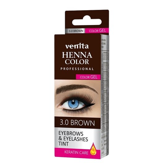 Хна для бровей и ресниц 3.0 Коричневый, 15 мл Venita, Eyebrow Eyelash Tint Gel
Хна для бровей и ресниц 3.0 Коричневый, 15 мл Venita, Eyebrow Eyelash Tint Gel