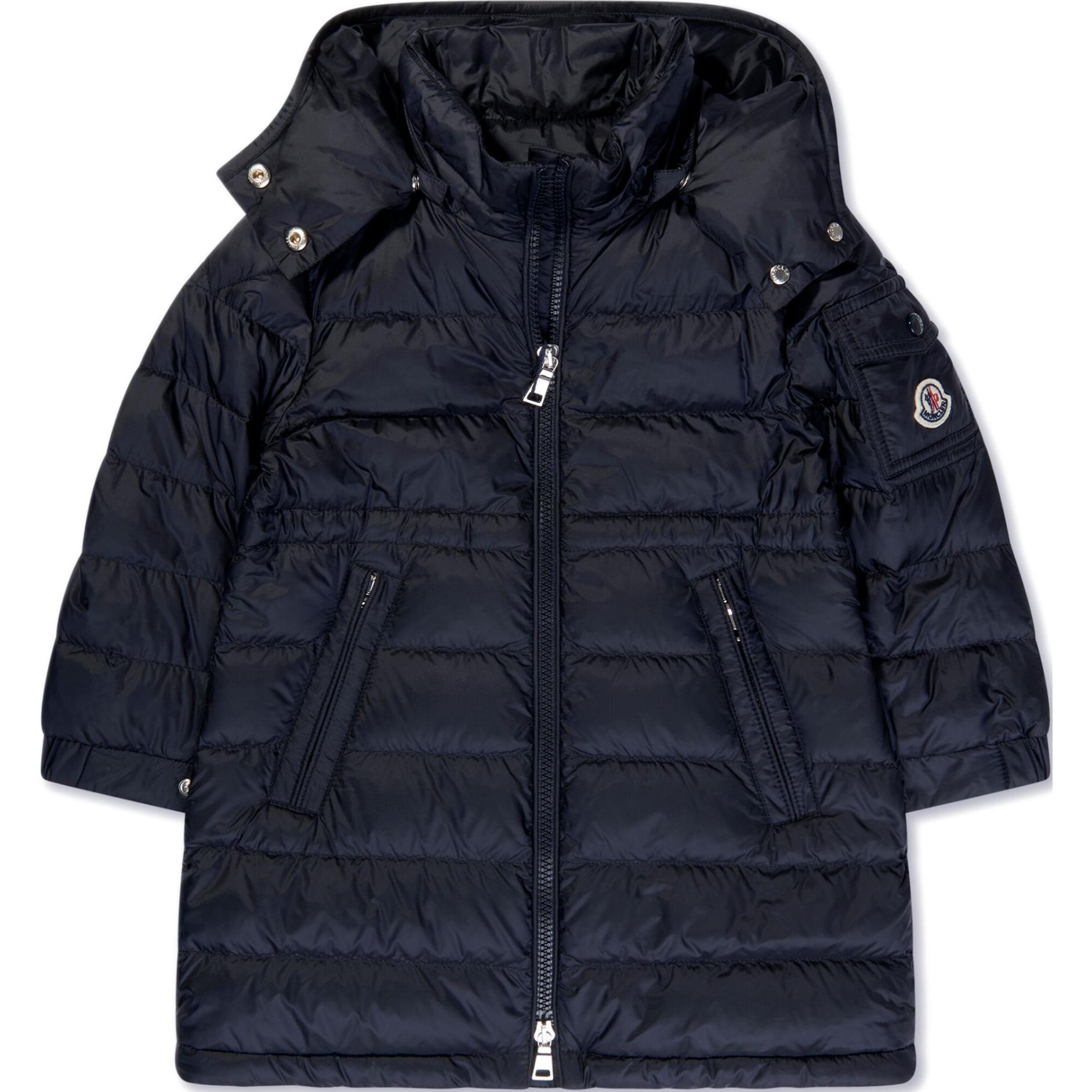 Moncler Детская темно-синяя пуховая куртка
Moncler Детская темно-синяя пуховая куртка