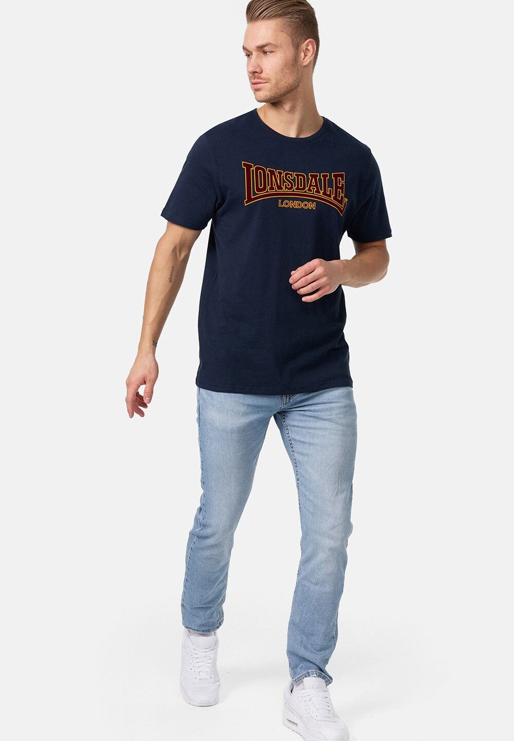 Футболки с принтом SCHMALE PASSFORM CLASSIC Lonsdale, темно-синий 
Футболки с принтом SCHMALE PASSFORM CLASSIC Lonsdale, темно-синий