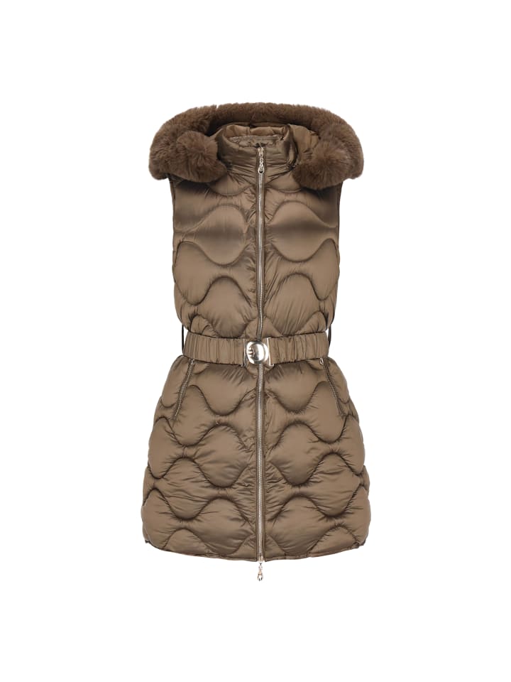 Faina Женский жилет коричнево-бронзового цвета
Faina Женский жилет коричнево-бронзового цвета