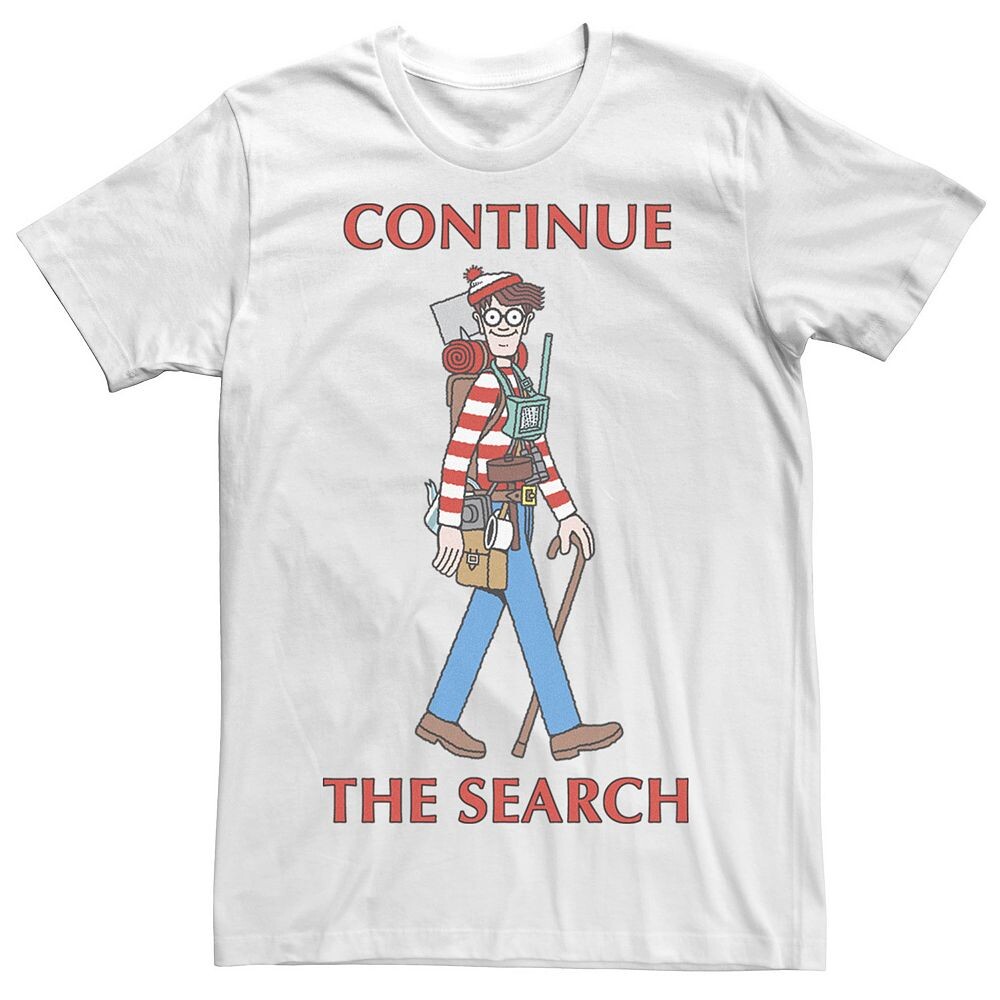 Мужская футболка с портретным рисунком Where's Waldo Continue The Search Licensed Character, белый
Мужская футболка с портретным рисунком Where's Waldo Continue The Search Licensed Character, белый