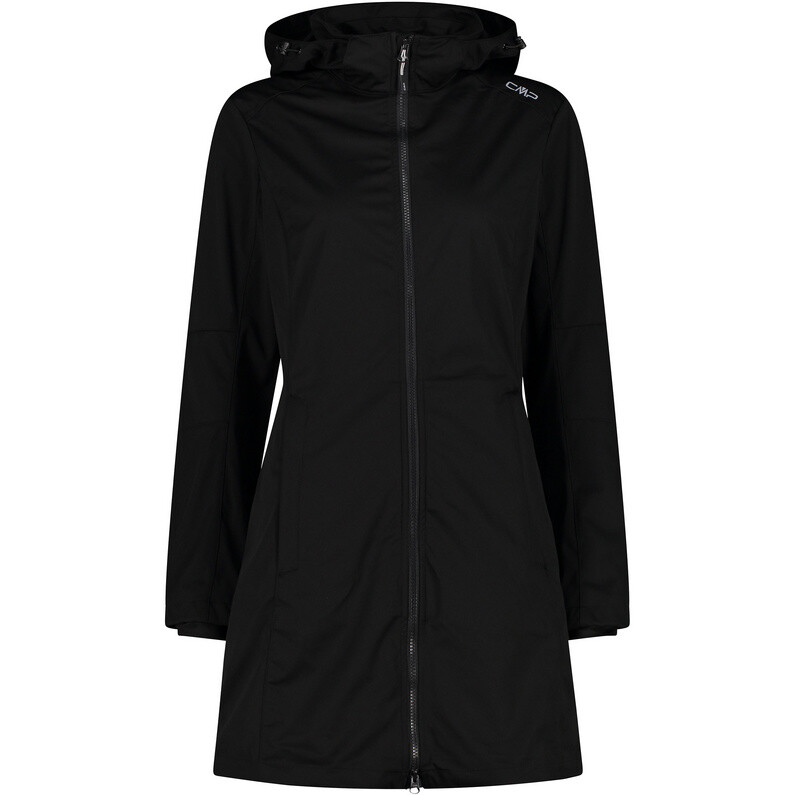 Женская легкая парка с капюшоном из софтшелла CMP, черный 
Женская легкая парка с капюшоном из софтшелла CMP, черный