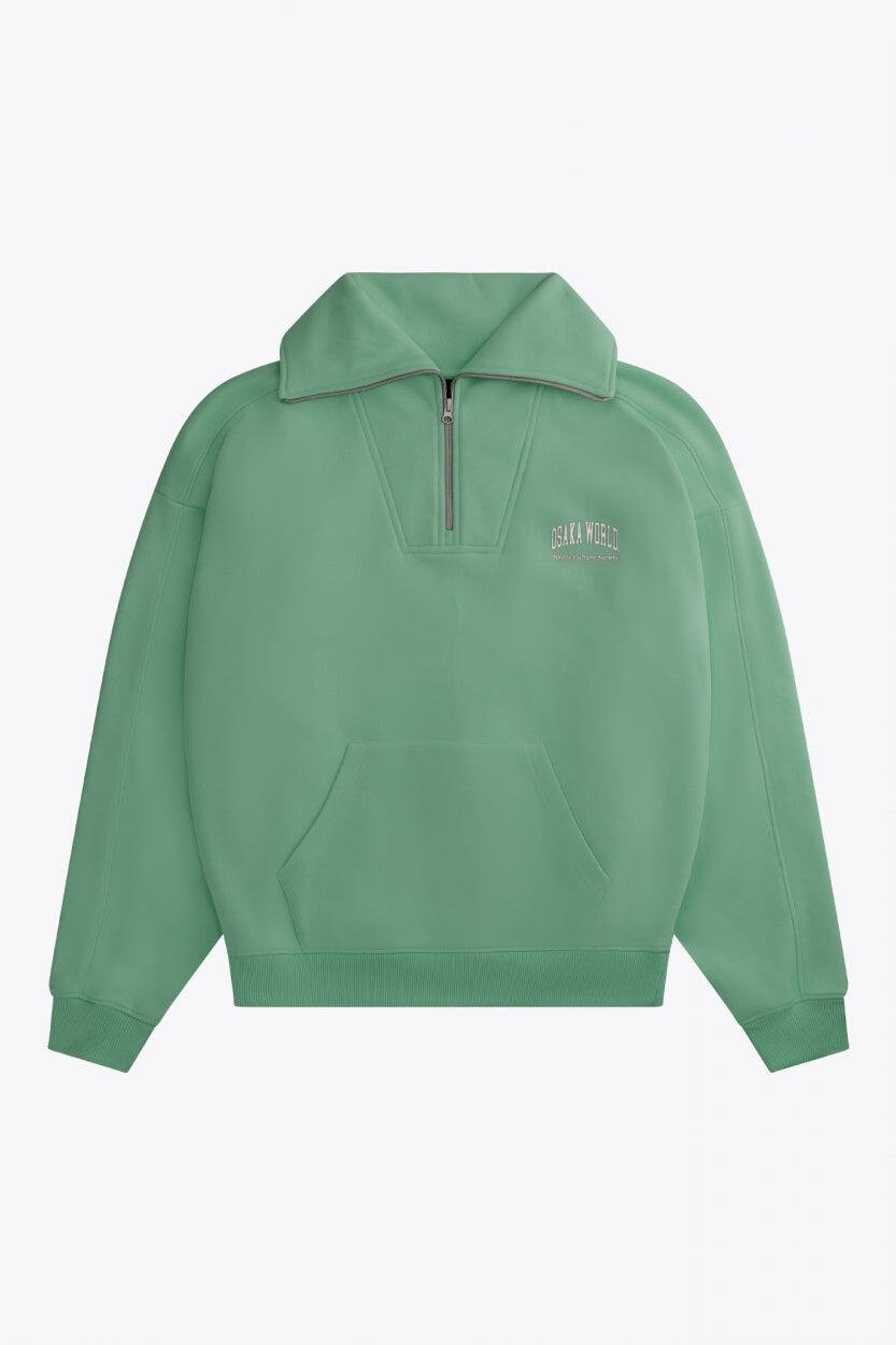 Женский свитер Osaka с полумолнией | Зеленый
Женский свитер Osaka с полумолнией | Зеленый