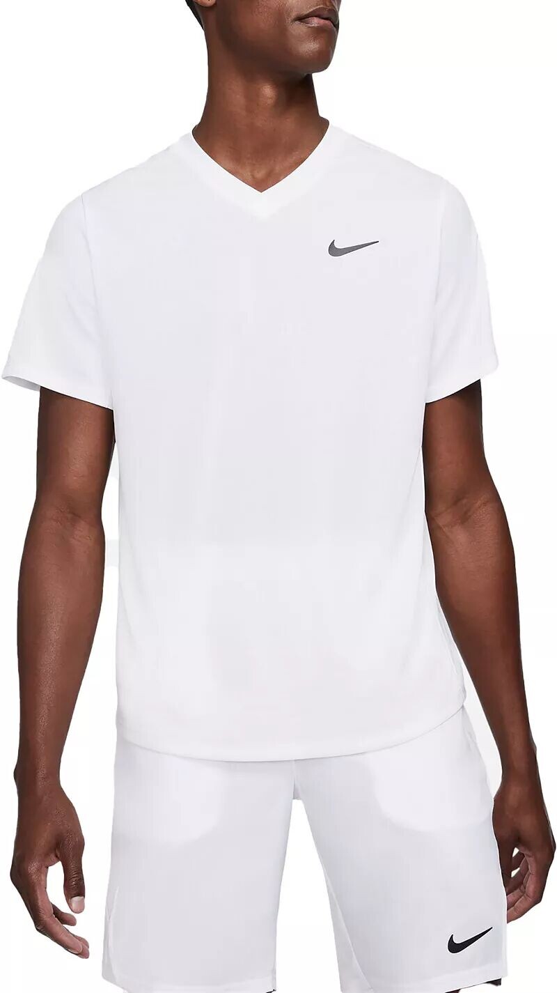 Мужская футболка с короткими рукавами Nike Dri-FIT Victory, белый
Мужская футболка с короткими рукавами Nike Dri-FIT Victory, белый