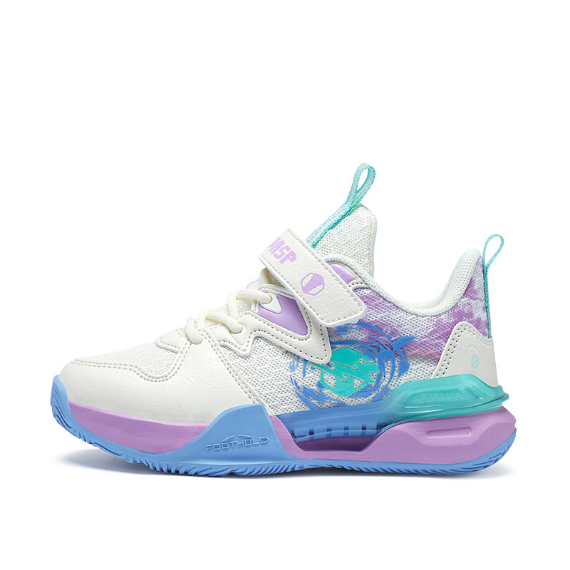 Детские баскетбольные кроссовки с противоскользящей подошвой и амортизацией от ударов BIG WASP, бежевый/фиолетовый
Детские баскетбольные кроссовки с противоскользящей подошвой и амортизацией от ударов BIG WASP, бежевый/фиолетовый