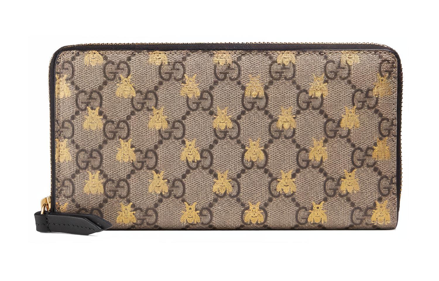 GUCCI Кошелек Canvas With Leather Unisex Ebony/Black
GUCCI Кошелек Canvas With Leather Unisex Ebony/Black