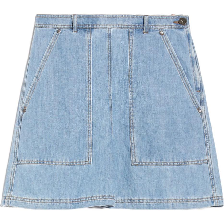 Elica Collection Хлопковые и льняные джинсовые шорты повседневные Женские синие WEEKEND MaxMara
Elica Collection Хлопковые и льняные джинсовые шорты повседневные Женские синие WEEKEND MaxMara