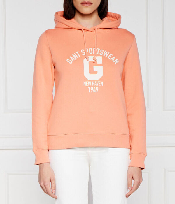 Толстовка женская Gant с принтом, оранжевый
Толстовка женская Gant с принтом, оранжевый