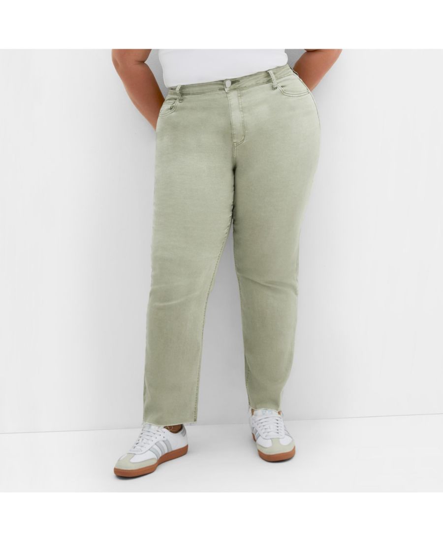 Джинсы прямого кроя Harley Fit Clover Row больших размеров CITY CHIC, Sage
Джинсы прямого кроя Harley Fit Clover Row больших размеров CITY CHIC, Sage