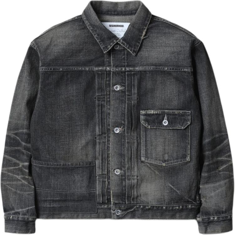 Джинсовая куртка на пуговицах NEIGHBORHOOD, черный
Джинсовая куртка на пуговицах NEIGHBORHOOD, черный
