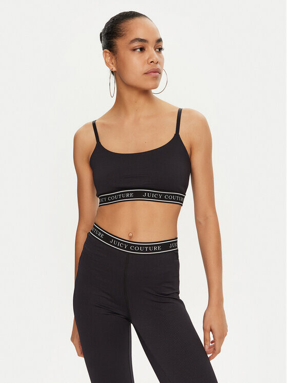 Спортивный бюстгальтер Juicy Couture, черный
Спортивный бюстгальтер Juicy Couture, черный