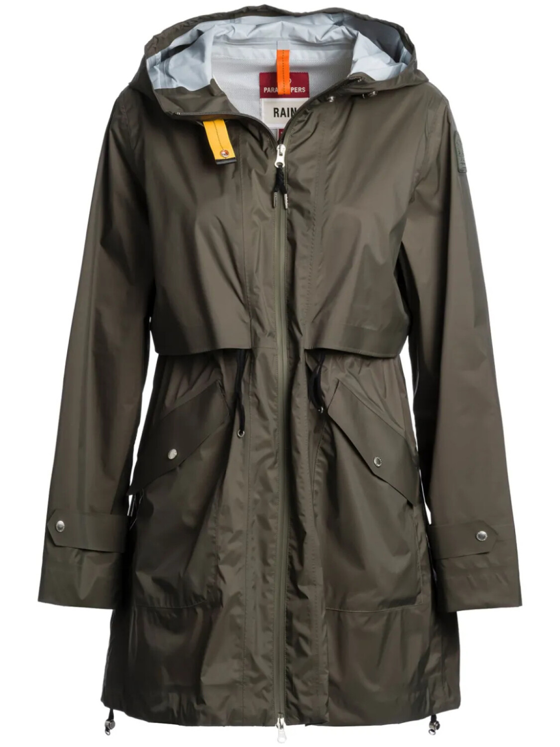 Parajumpers однобортное пальто с капюшоном, зеленый 
Parajumpers однобортное пальто с капюшоном, зеленый