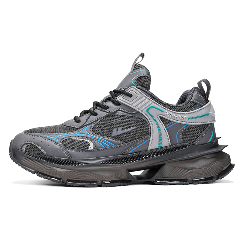 Мужские кроссовки Low top Chunky с абразивостойкой поддержкой WARRIOR, черный серый
Мужские кроссовки Low top Chunky с абразивостойкой поддержкой WARRIOR, черный серый