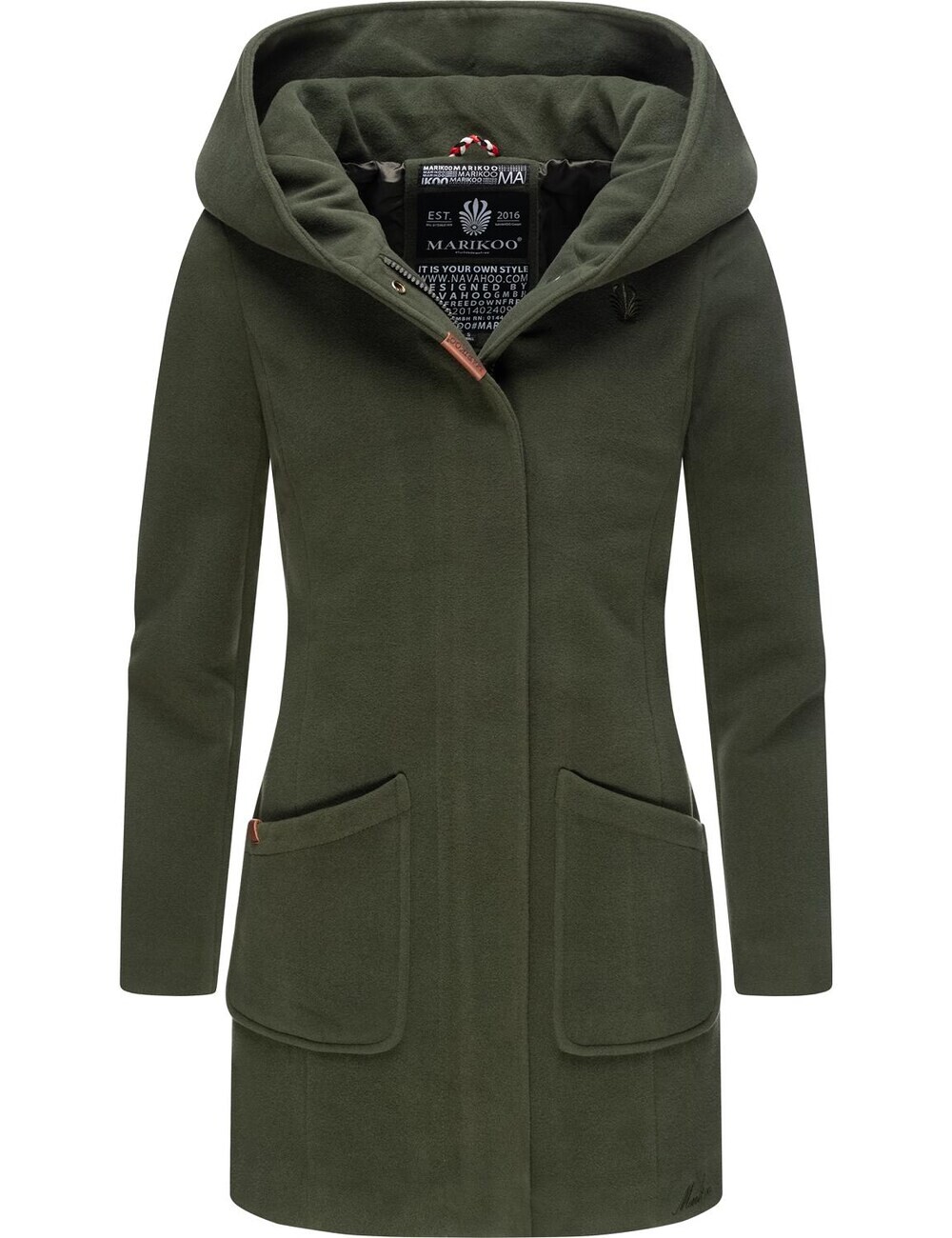 Зимнее пальто Marikoo Maikoo, хаки
Зимнее пальто Marikoo Maikoo, хаки