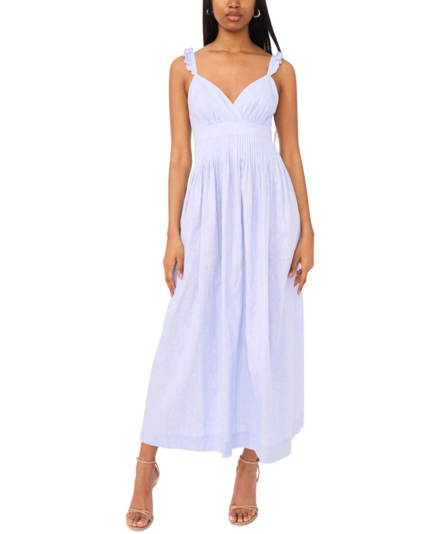 Женское платье оливкового цвета с оборками на бретелях и плиссированной талией Parker, Blue
Женское платье оливкового цвета с оборками на бретелях и плиссированной талией Parker, Blue