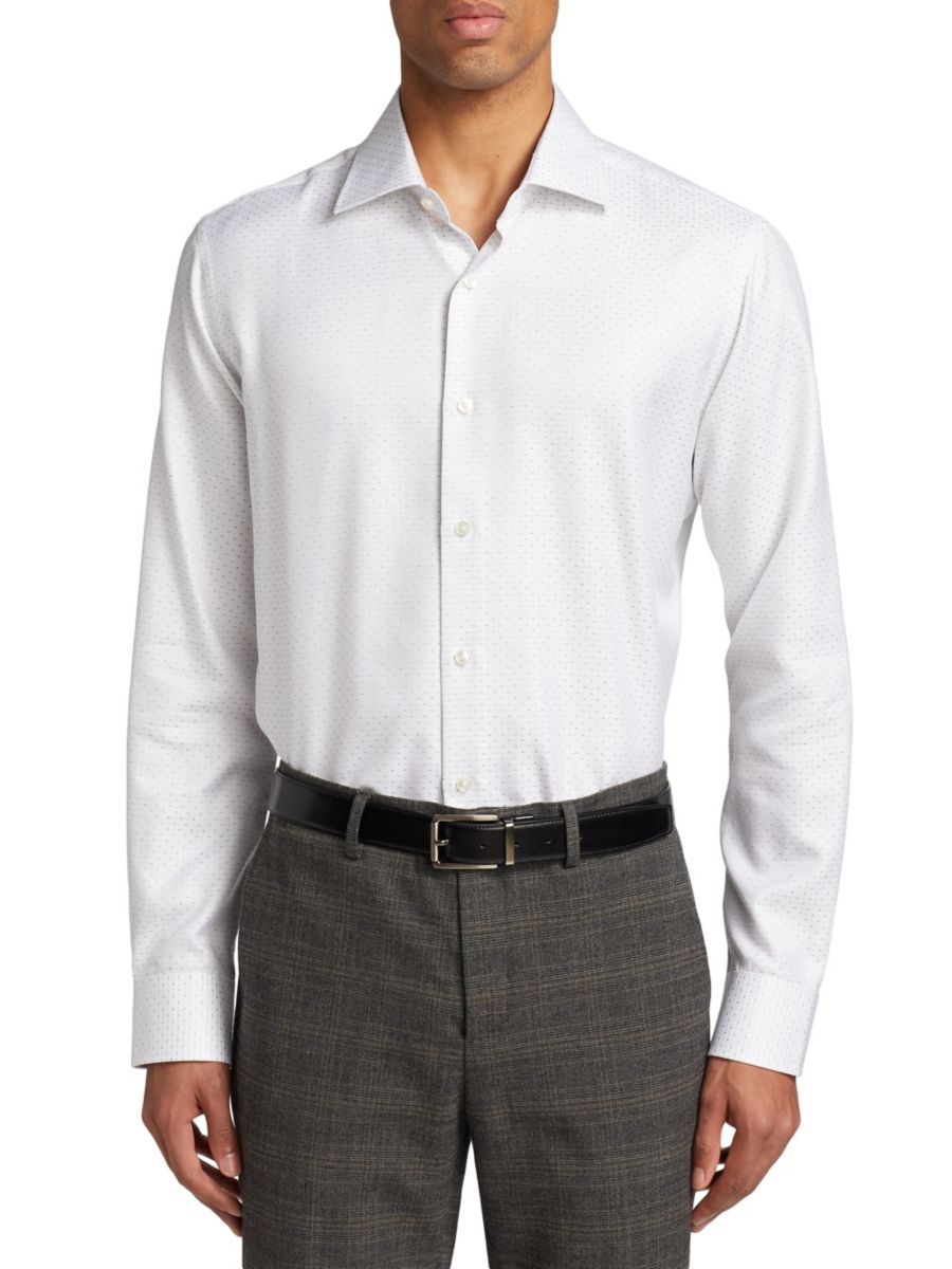 Рубашка с ромбовидными пуговицами спереди Saks Fifth Avenue, белый
Рубашка с ромбовидными пуговицами спереди Saks Fifth Avenue, белый