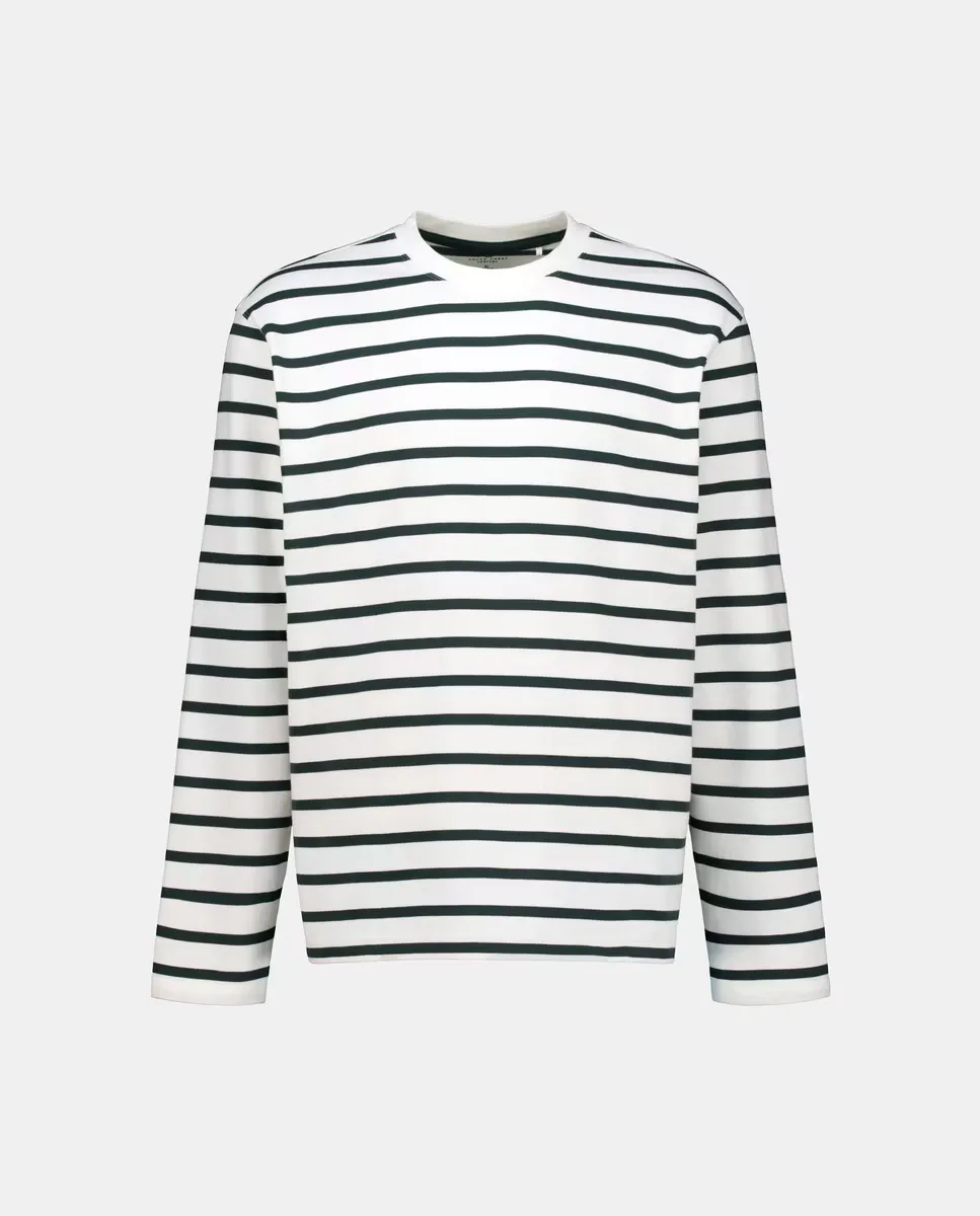 Мужская футболка с длинным рукавом в полоску Green Coast, белый
Мужская футболка с длинным рукавом в полоску Green Coast, белый