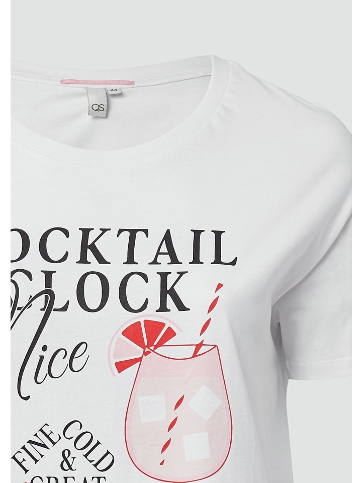 Футболка QS, белый 
Футболка QS, белый