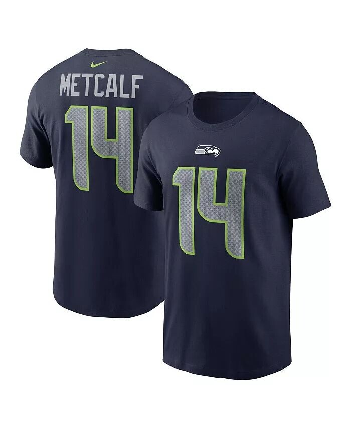 Мужская футболка DK Metcalf College Navy Seattle Seahawks с именем и номером игрока Nike
Мужская футболка DK Metcalf College Navy Seattle Seahawks с именем и номером игрока Nike