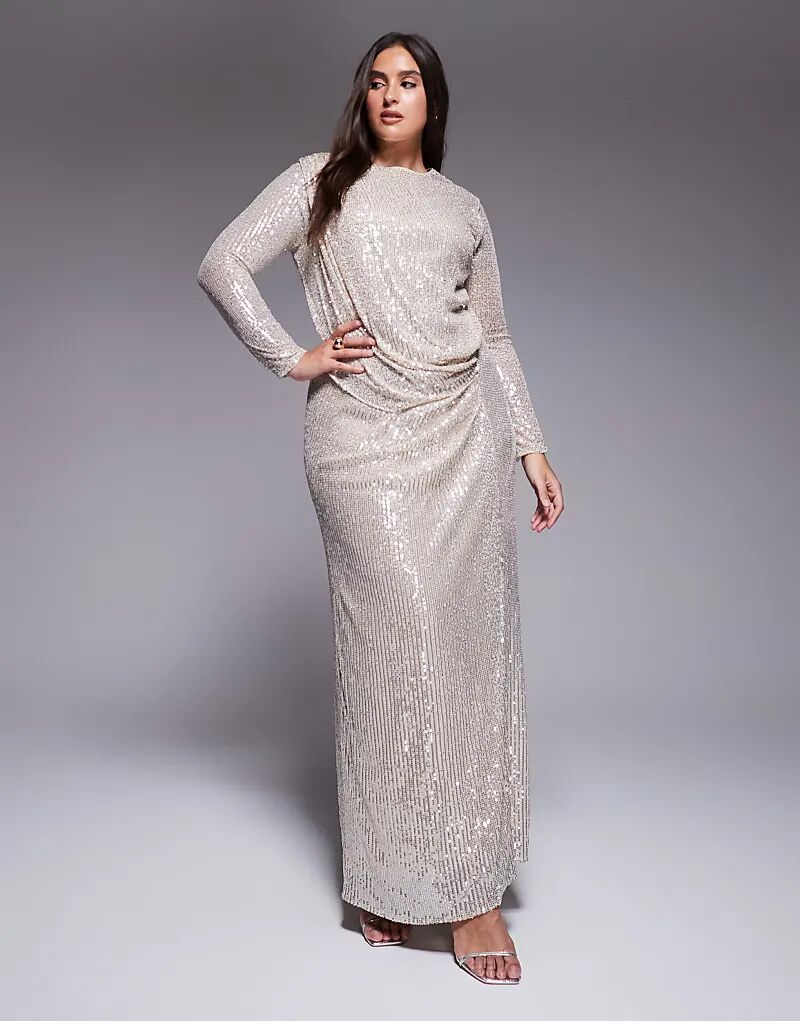 Платье Jaded Rose Plus скромных размеров с пайетками и рюшами серебристого цвета
Платье Jaded Rose Plus скромных размеров с пайетками и рюшами серебристого цвета