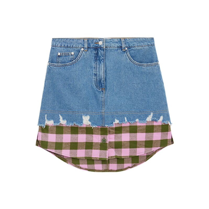 Джинсовая короткая юбка женская синяя MOSCHINO
Джинсовая короткая юбка женская синяя MOSCHINO