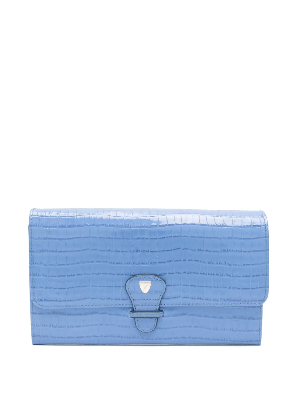 Кошелек с тиснением под крокодила Aspinal Of London, синий
Кошелек с тиснением под крокодила Aspinal Of London, синий