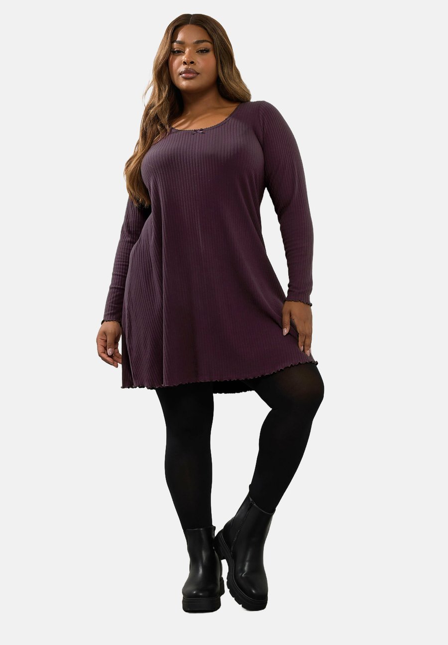 Платье Yours Clothing Jumper dress, Purple
Платье Yours Clothing Jumper dress, Purple