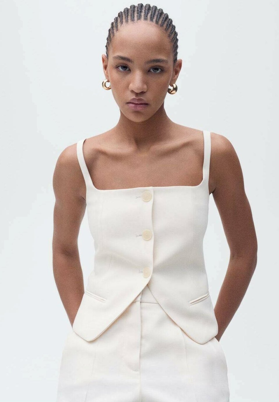 Жилет TEMPO Mango, молочный, Белый, Жилет TEMPO Mango, молочный
Жилет TEMPO Mango, молочный, Белый, Жилет TEMPO Mango, молочный