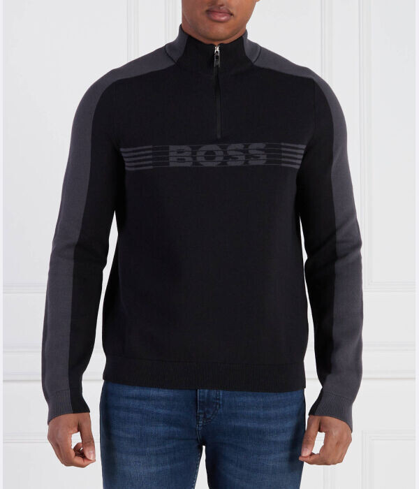 Свитер мужской Boss Green Zirros с воротником на молнии, черно-серый
Свитер мужской Boss Green Zirros с воротником на молнии, черно-серый