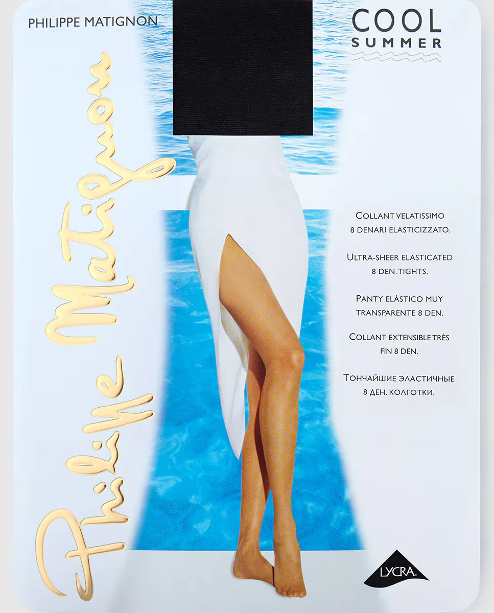 Матовые суперпрозрачные женские летние трусики Philippe Matignon плотностью 8 ден, черный
Матовые суперпрозрачные женские летние трусики Philippe Matignon плотностью 8 ден, черный