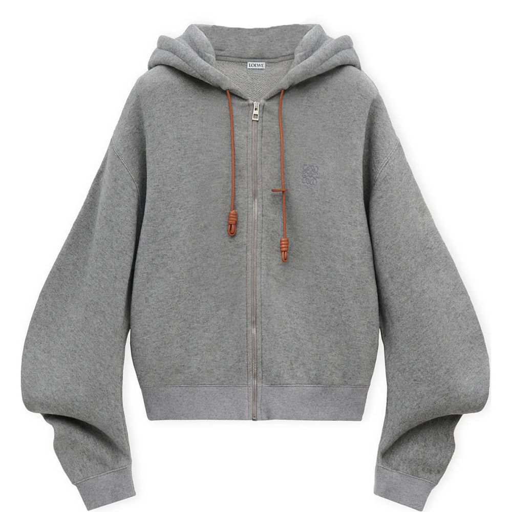 Толстовка с капюшоном на молнии LOEWE, серый
Толстовка с капюшоном на молнии LOEWE, серый