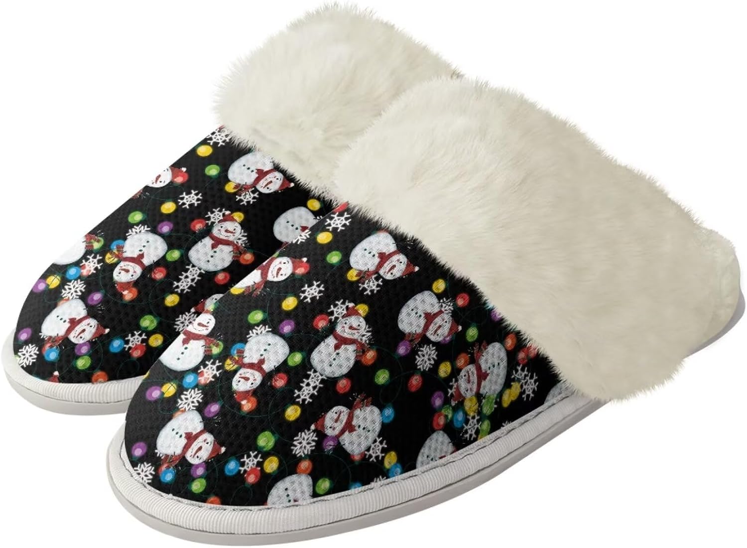 Домашние тапочки Srengjodk Slip-On, фланелевые тапочки с меховой отделкой для женщин и мужчин, его и ее тапочки, размеры 36-47, Chic Xmas Snowman Print
Домашние тапочки Srengjodk Slip-On, фланелевые тапочки с меховой отделкой для женщин и мужчин, его и ее тапочки, размеры 36-47, Chic Xmas Snowman Print