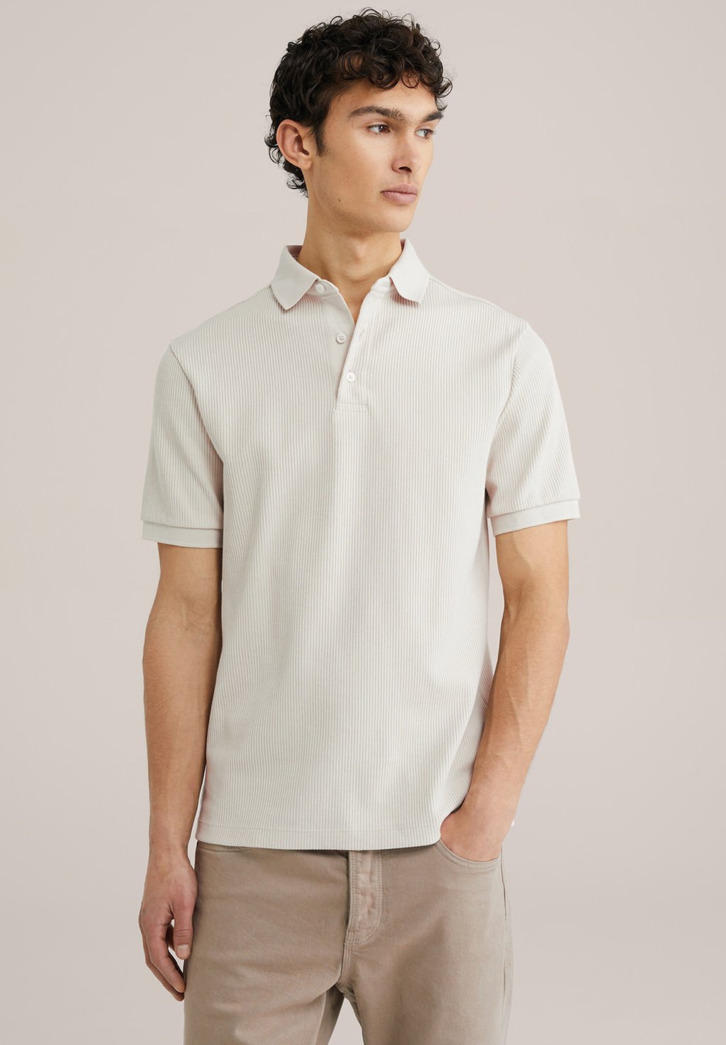 Рубашка поло WE Fashion, бежевый
Рубашка поло WE Fashion, бежевый