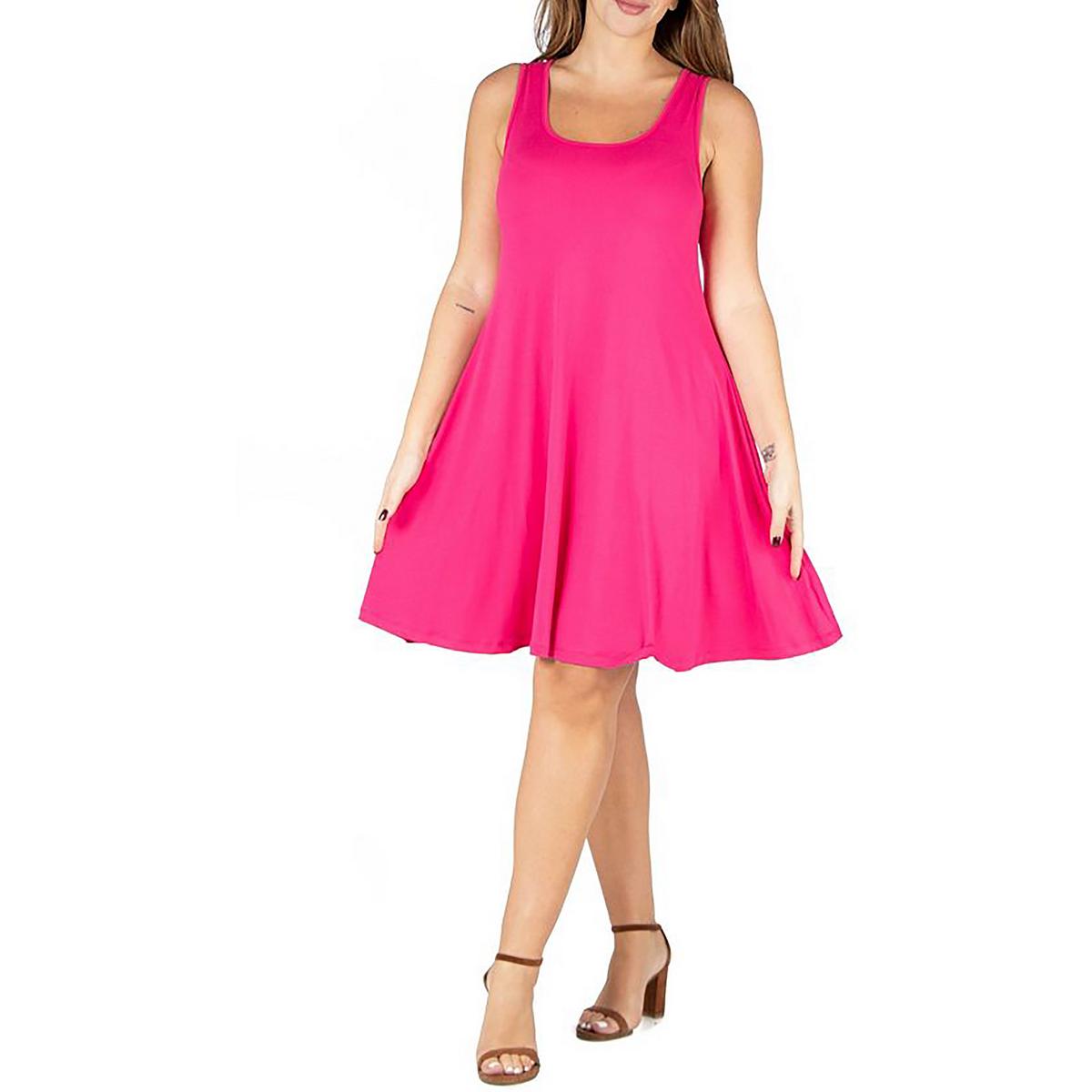 Плюс Женское Платье-трапеция с принтом длиной до колена 24seven Comfort Apparel, розовый
Плюс Женское Платье-трапеция с принтом длиной до колена 24seven Comfort Apparel, розовый