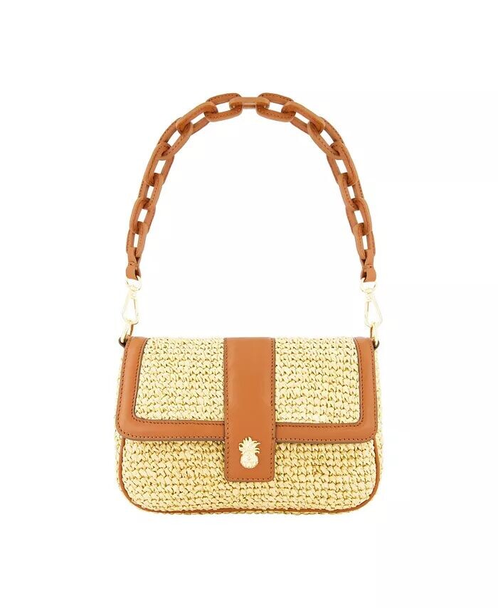 Сумка-клапан из рафии с двойным кожаным ремешком Tommy Bahama, мультиколор
Сумка-клапан из рафии с двойным кожаным ремешком Tommy Bahama, мультиколор