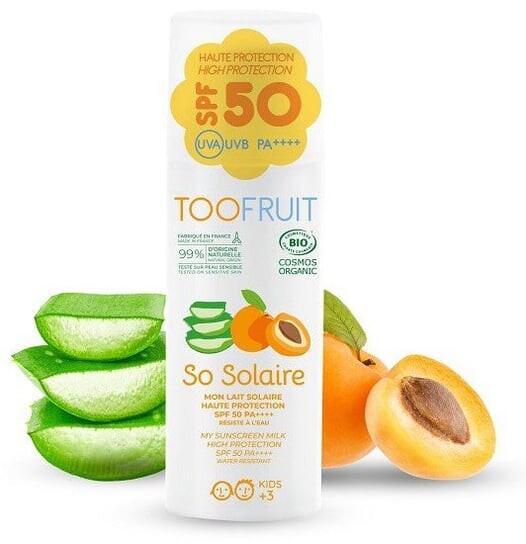 Органический солнцезащитный лосьон для детей SPF 50, 100 мл TooFRUIT
Органический солнцезащитный лосьон для детей SPF 50, 100 мл TooFRUIT
