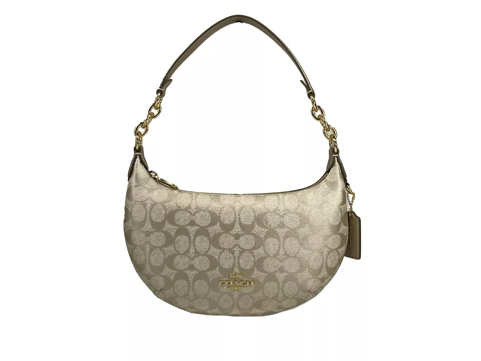 Сумка Payton Signature из ПВХ-кожи на плечо цвета шампанского и золота Coach, золотой
Сумка Payton Signature из ПВХ-кожи на плечо цвета шампанского и золота Coach, золотой