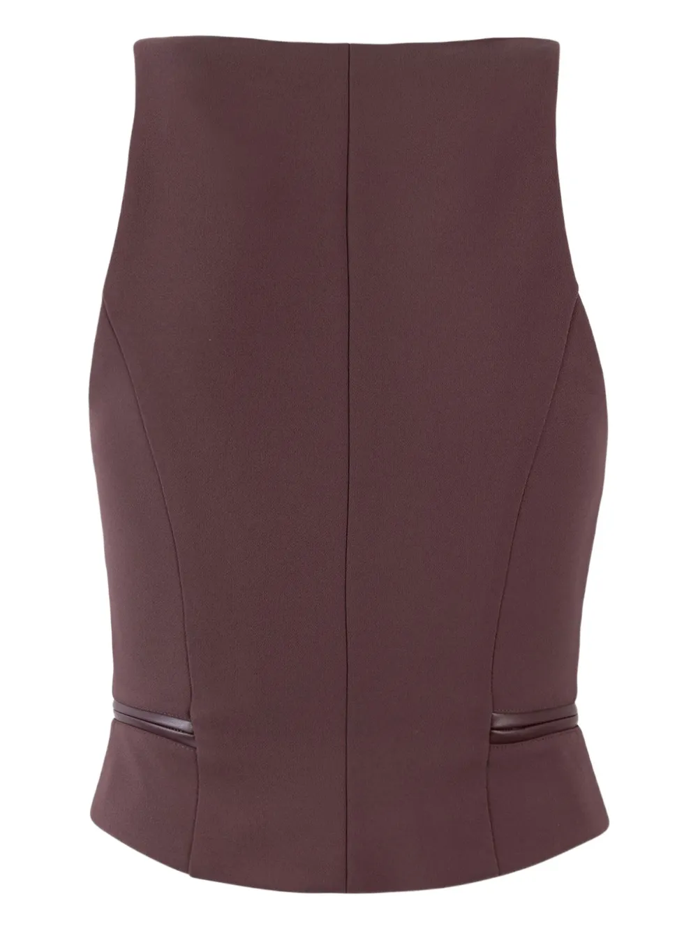 Топ без рукавов на молнии Elisabetta Franchi, красный 
Топ без рукавов на молнии Elisabetta Franchi, красный