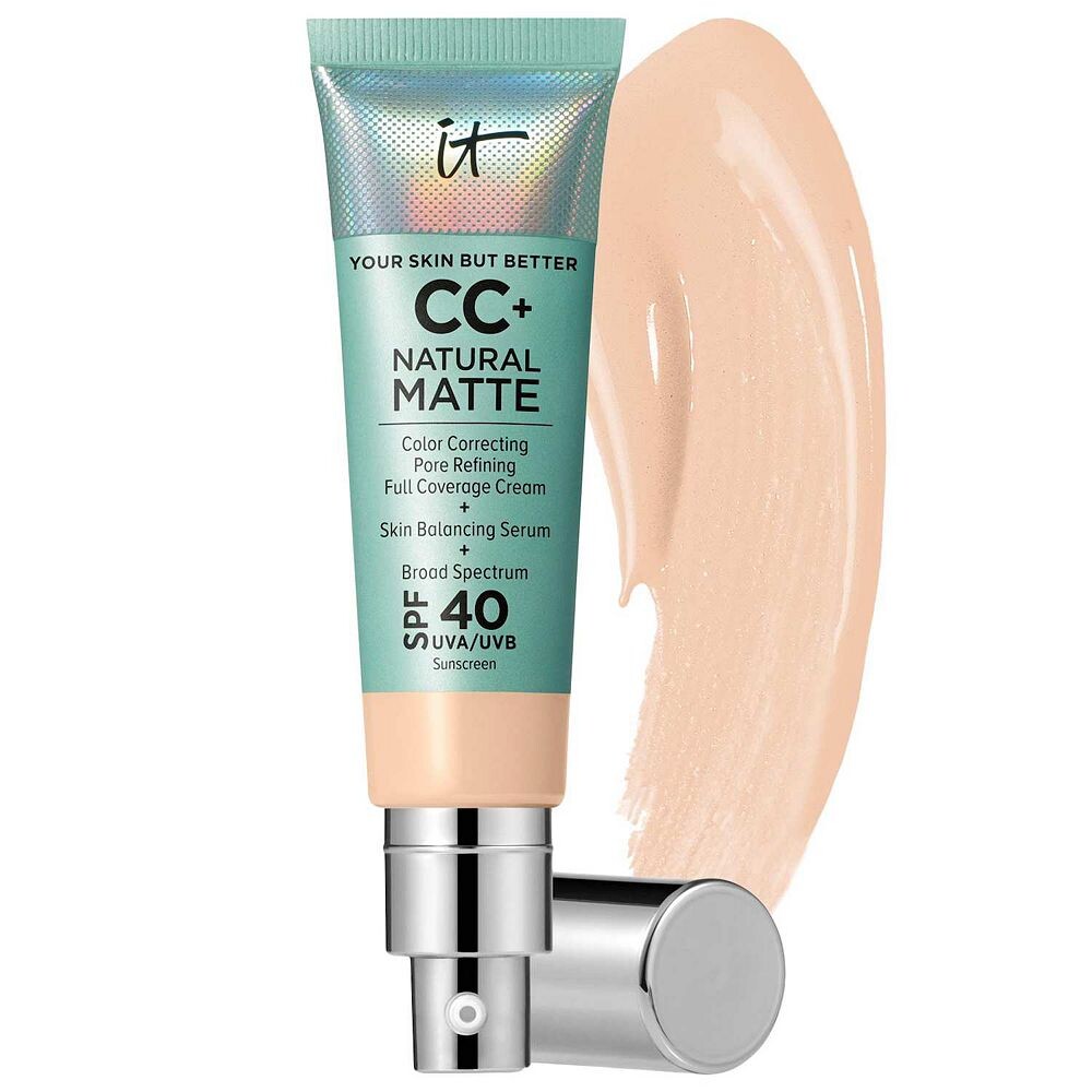 IT Cosmetics CC+ Cream Натуральная матовая основа с SPF 40, цвет Fair
IT Cosmetics CC+ Cream Натуральная матовая основа с SPF 40, цвет Fair