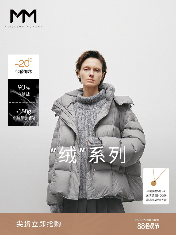 Короткий пуховик Mai Meng женский, серый
Короткий пуховик Mai Meng женский, серый