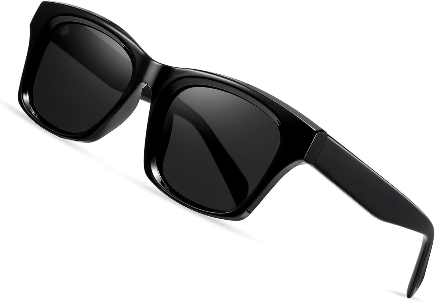 Солнцезащитные очки Joopin Acetate для женщин, поляризованные, квадратной формы, с защитой от УФ-излучения, ретро-стиль, массивные солнцезащитные очки, Black Frame Black Lens
Солнцезащитные очки Joopin Acetate для женщин, поляризованные, квадратной формы, с защитой от УФ-излучения, ретро-стиль, массивные солнцезащитные очки, Black Frame Black Lens